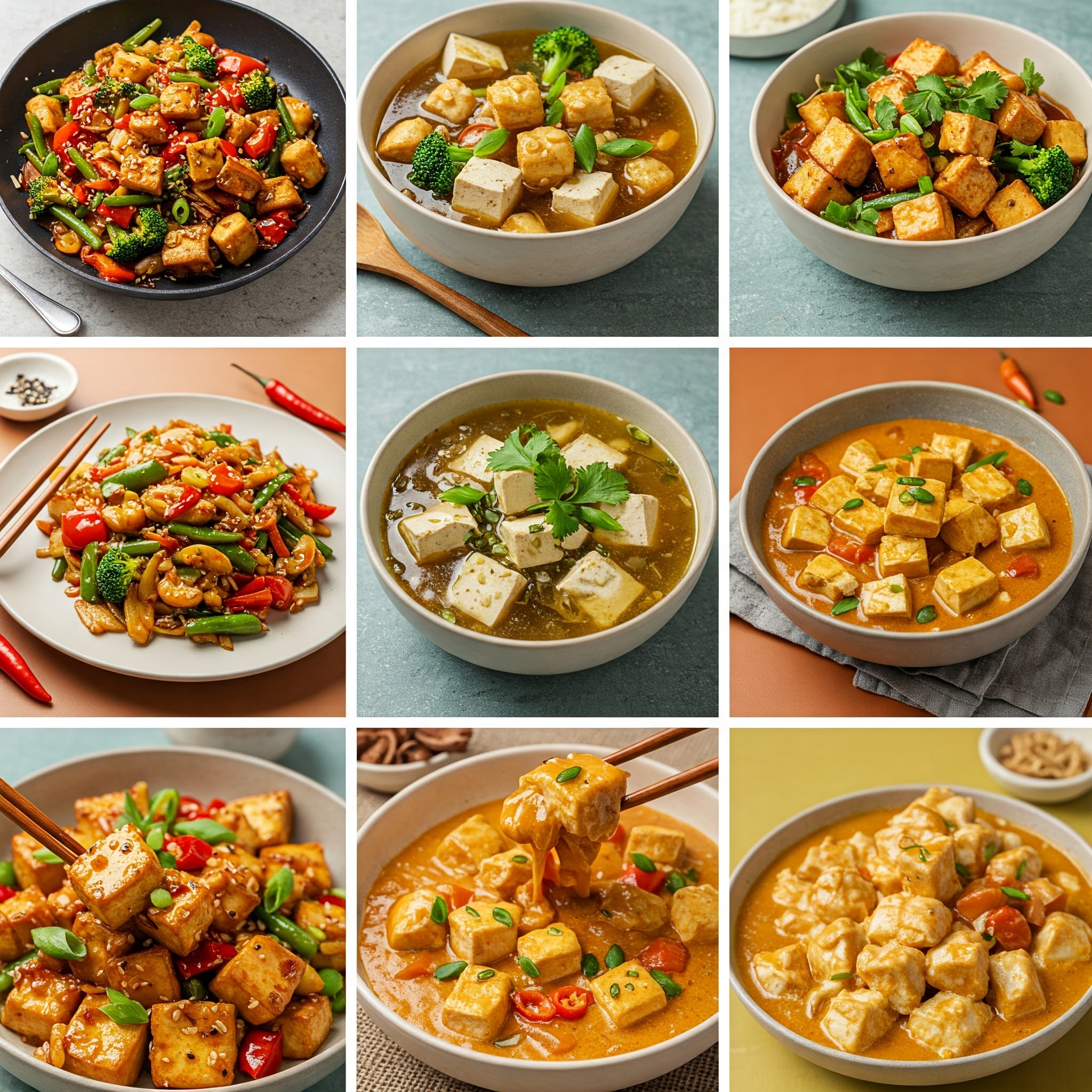 Tofu dishes